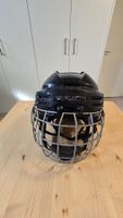 Eishockeyhelm Bauer schwarz mit Gitter gebraucht