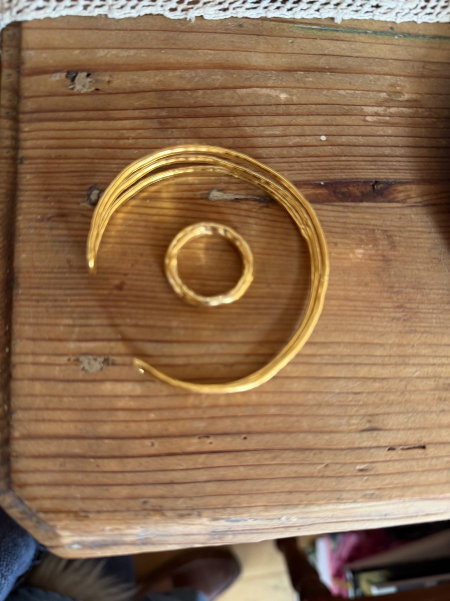 Altri gioielli: Set Armband Ring vergoldet – Nuovo (secondo la descrizione) da Donat venduto da troja007