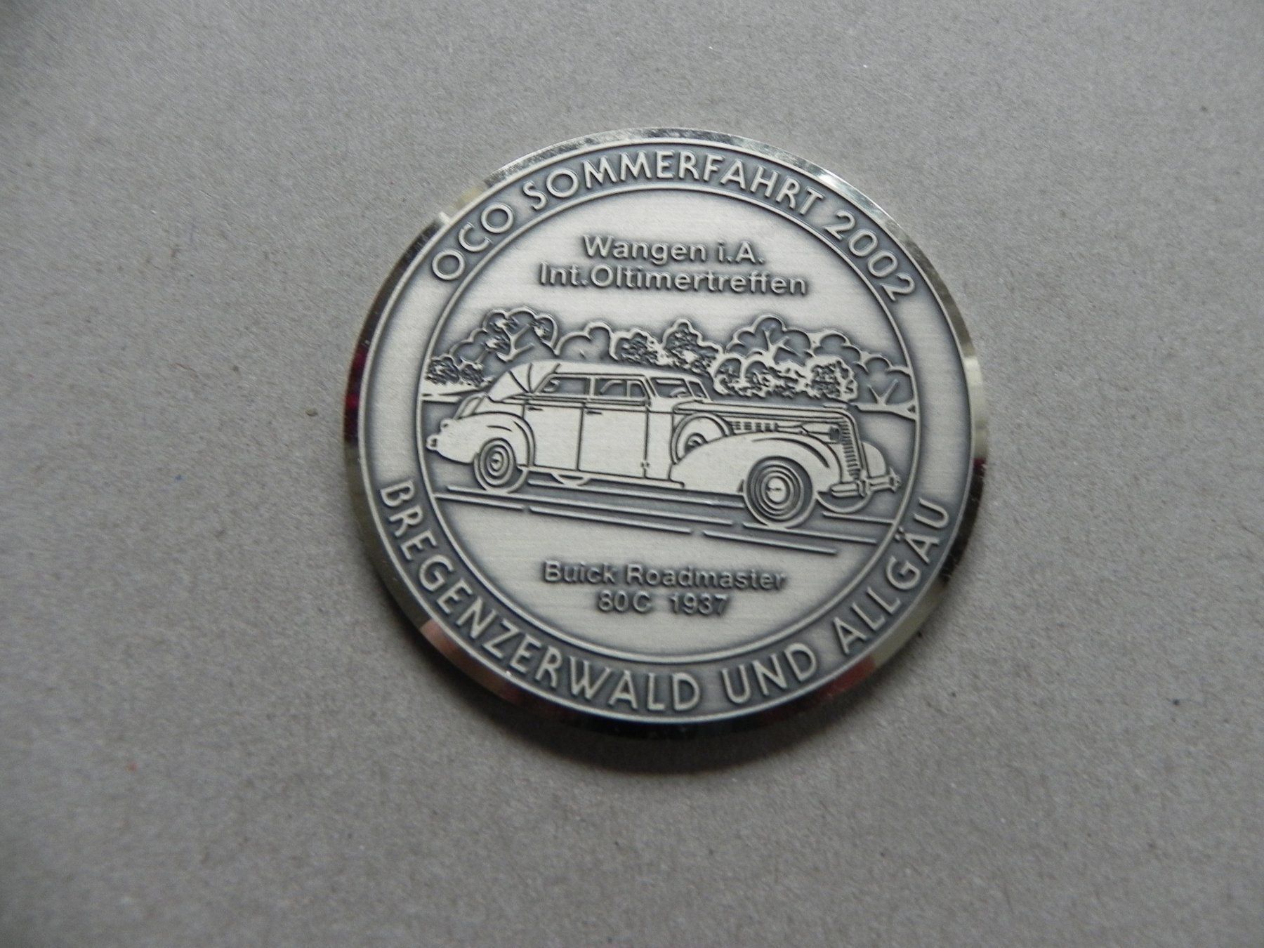 Medaglie: Medaille Auto Oltimer Buick 1937 Bregenz – Usato da Siebnen venduto da krimsie