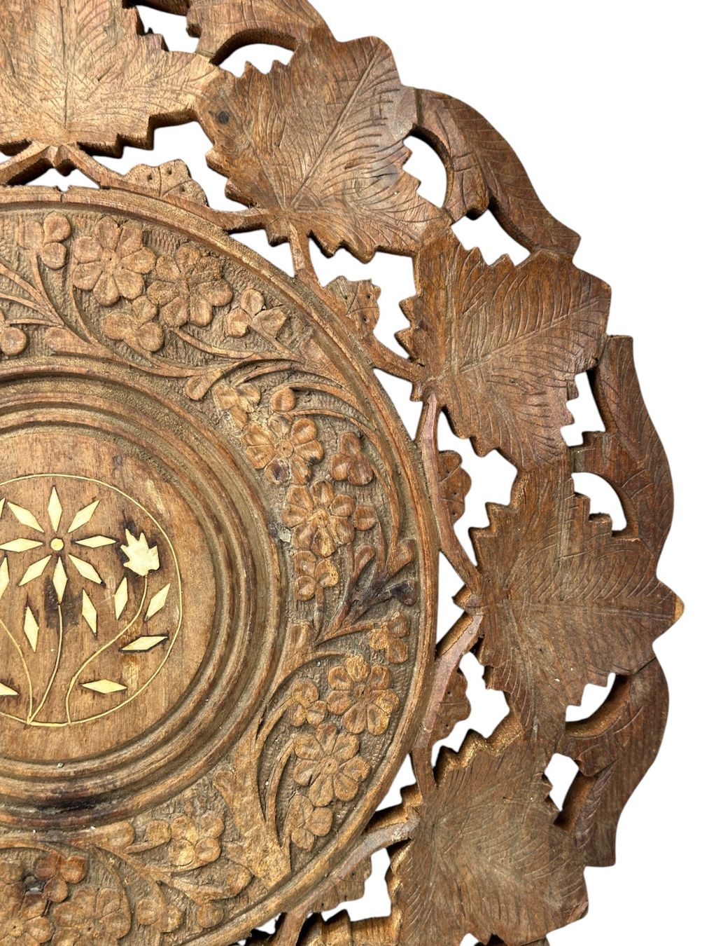 Tische: Table pliante antique birmane sculptée bois de palissandre – Gebraucht aus Morges von objetsdepoque 4