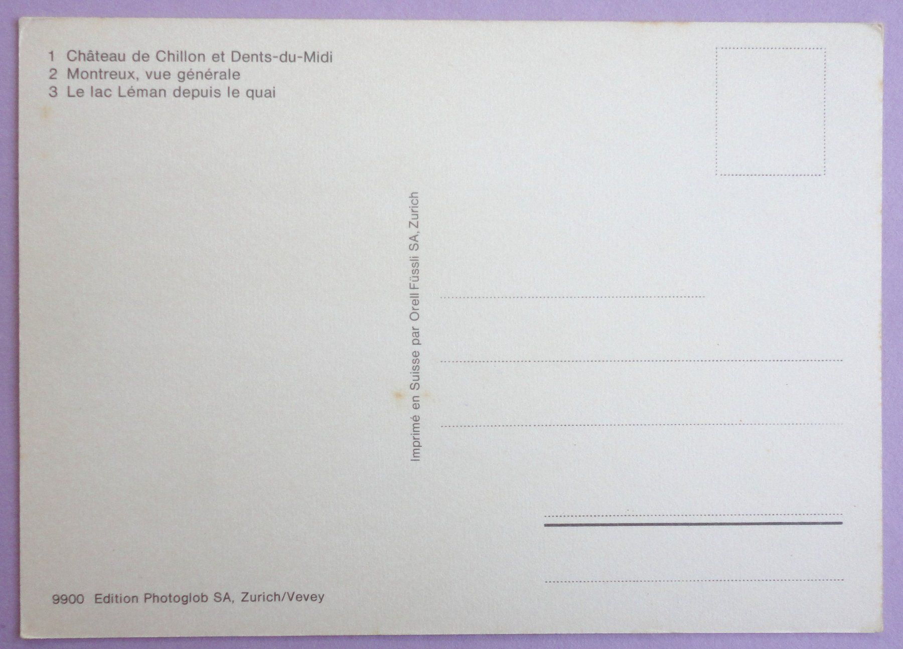 Cartes postales: Montreux – D'occasion à Fétigny par Billy2miny 1