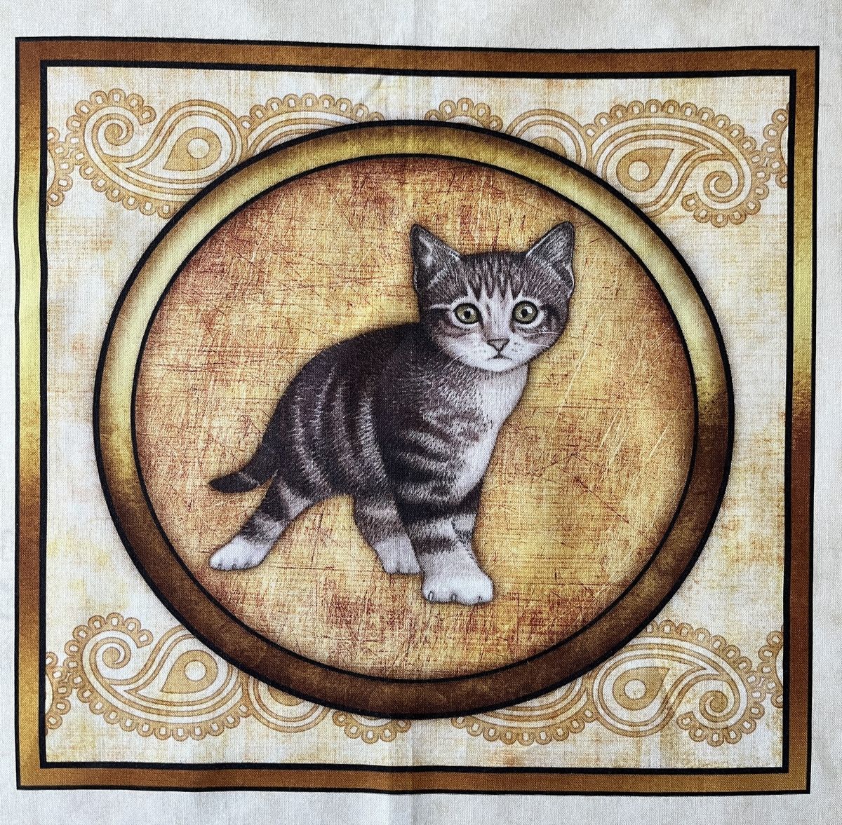Stoffe: Patchworkstoff Katzenpanel mit 9 Bilder – Neu (gemäss Beschreibung) aus Seuzach von KreativmitStoff
