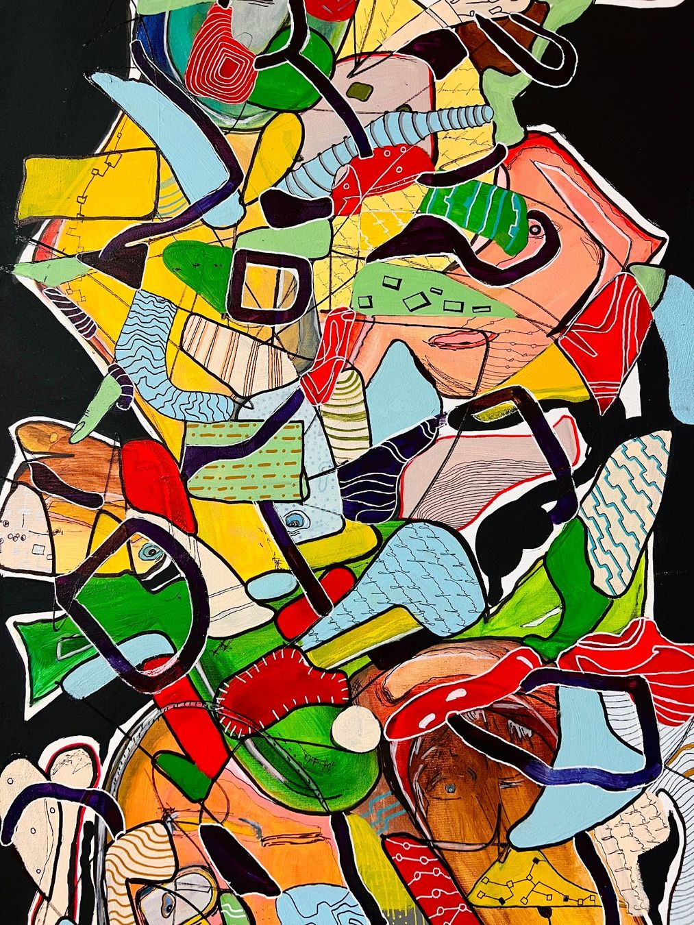 Gemälde: "Pi" 70x140x3,5 cm – Neu und originalverpackt aus Kreuzlingen von eszanza 4