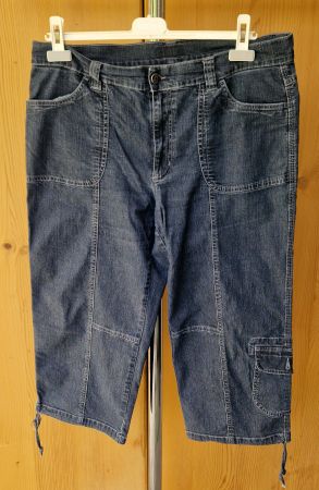 Vintage Angels 3/4-Jeans Stretch dunkelblau Gr. 44/46 (SVT)