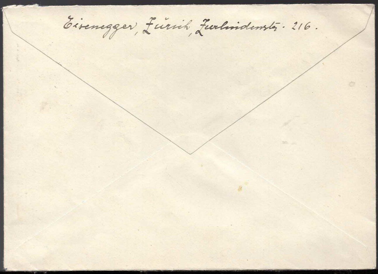 Tous les timbres: ZÜRICH 26.III.43 – D'occasion à Aarau par kufi44 2