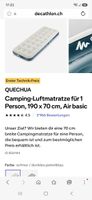 Decathlon Luftmatratze inkl. dünner Luftmatratze 3 Stk