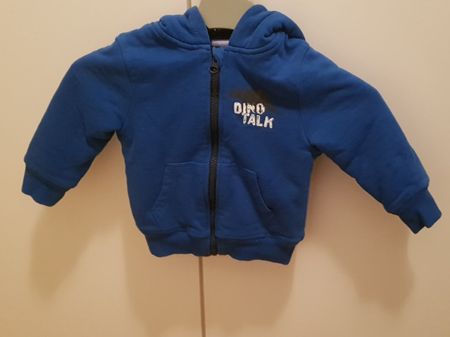 Warme Winterjacke mit Kaputze - Gr.  86 - 92 -     /   130