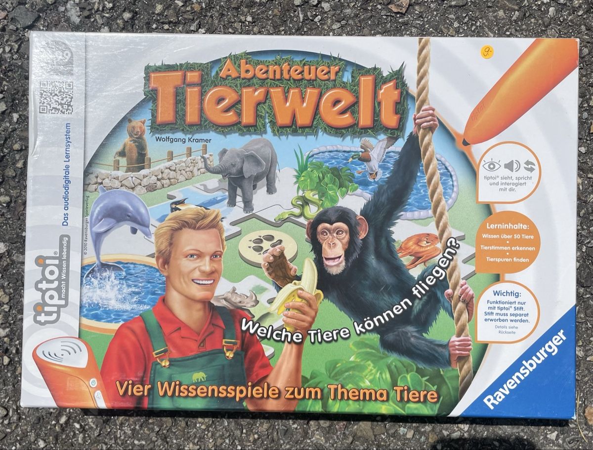 Tiptoi Spiele: Tiptoi Spiel Abenteuertierwelt – Gebraucht aus Recherswil von jafa74