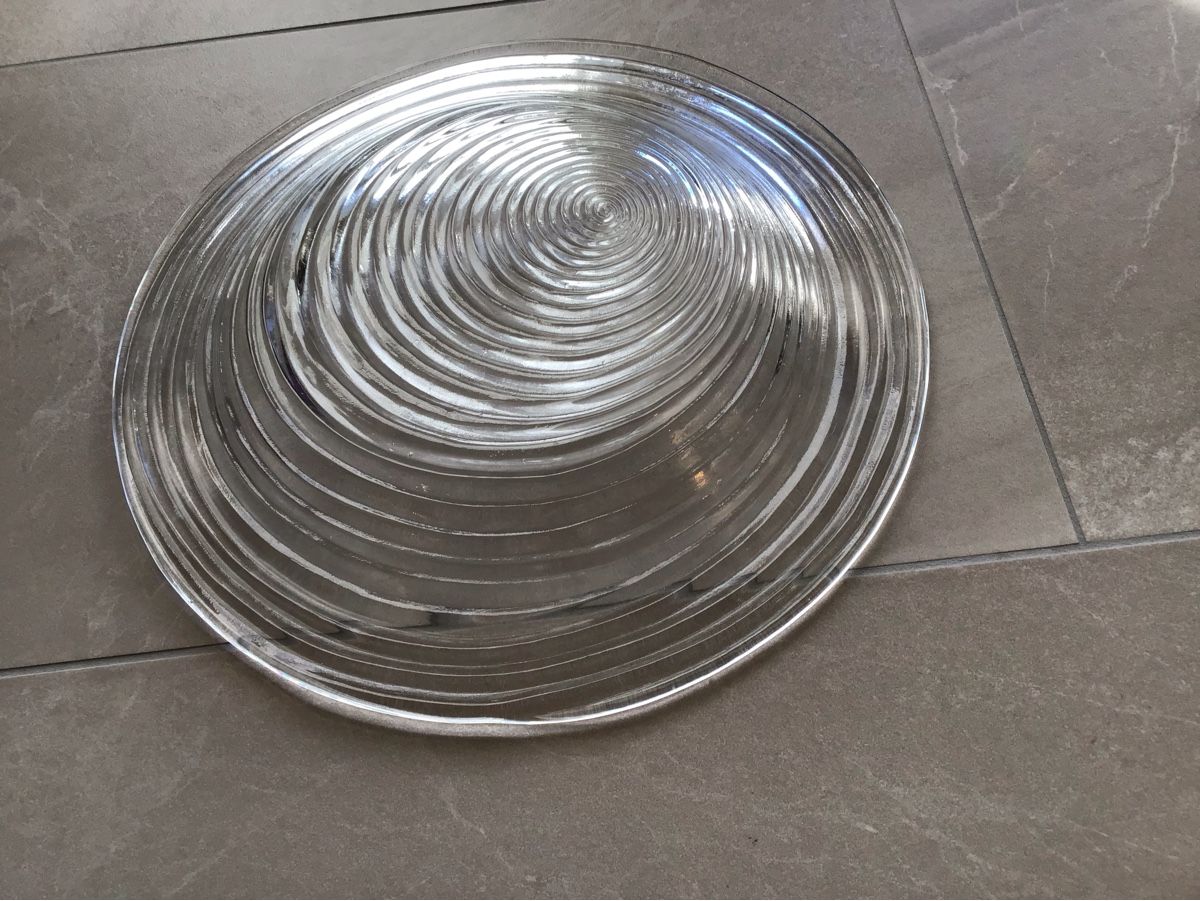 Servierplatten: Glasschale flach ca. 30 cm – Gebraucht aus Giswil von Pingu109 2