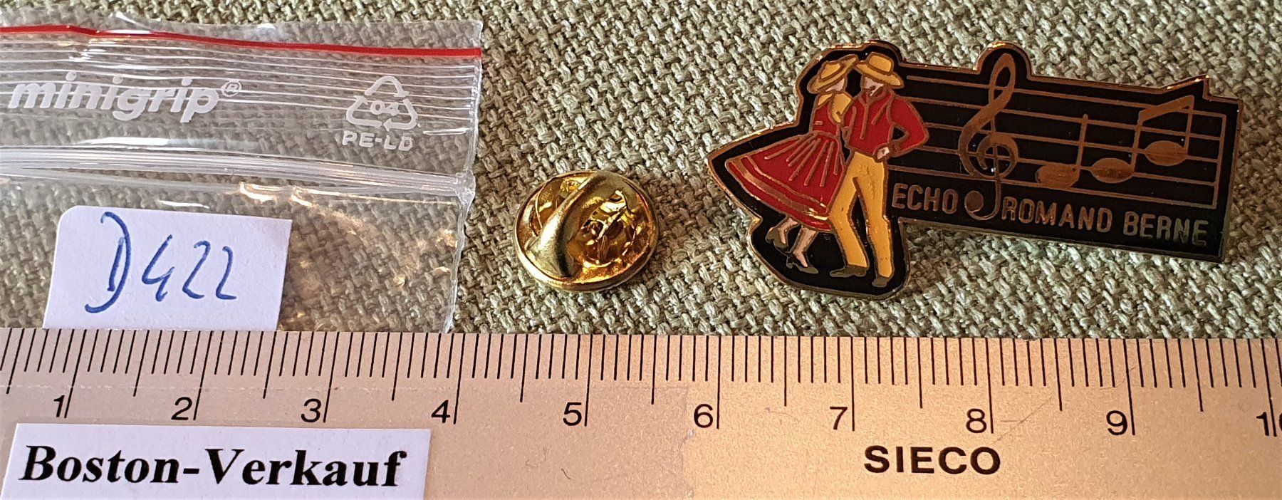 Spille: D422 - Pin Echo Romand Berne Bern Suisse – Usato da Reinach BL venduto da Boston-Verkauf 2