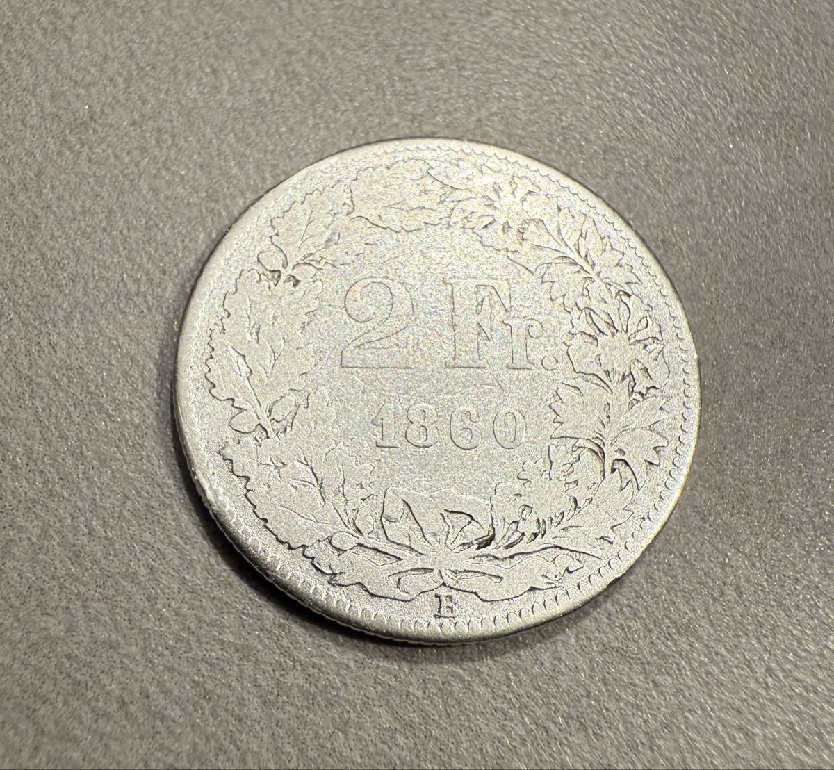 Alle Münzen: Rare: Pièce de 2 Fr. 1860 - B – Gebraucht aus epalinges von Misterazz 1