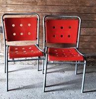 2er Set Stella Gartenstühle Burri AG Zürich 1960er Jahren