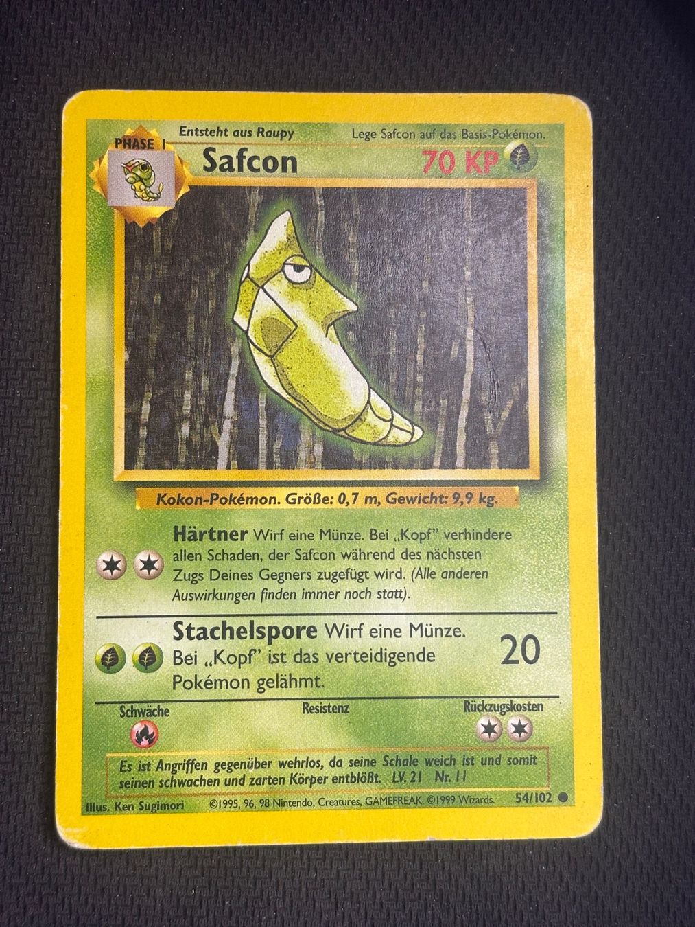 Pokémon Sammelbilder & Trading cards: Pokemon Safcon 54/102 WOTC Base Set DE – Gebraucht aus St. Gallen von KantoKarten