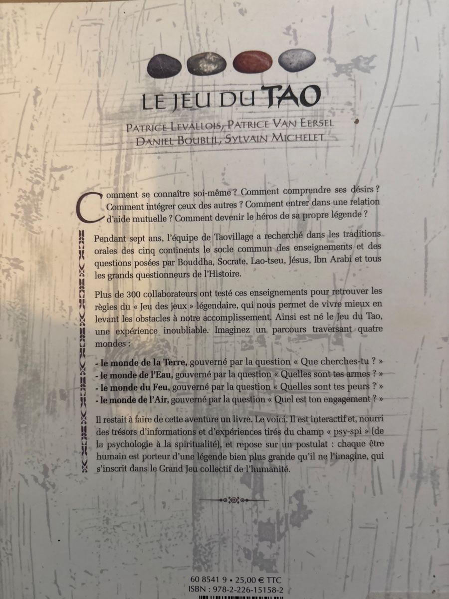 Libri: Le jeu du Tao – Usato da Arbaz venduto da nin_zqc6 2
