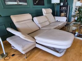 PM OELSA SAN DIEGO LUXUS-SOFA NEUWERTIG & ELEKTRISCH