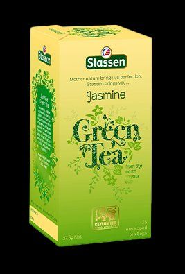 Cibi & Specialità: Stassen - Jasmine Green Tea - Gastro-Teebeutel – Nuovo e nell'imballaggio originale da Gampelen venduto da Geschenkxy