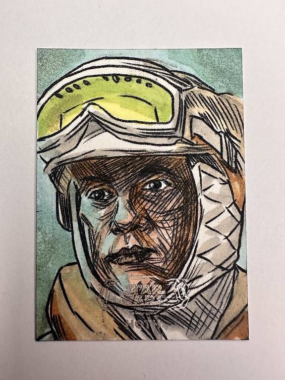 Carte collezionabili: TOPPS STAR WARS 1/1 SKETCH LUKE SKYWALKER – Usato da Walliswil b.Wangen venduto da Swiss-Trading-Bros 1
