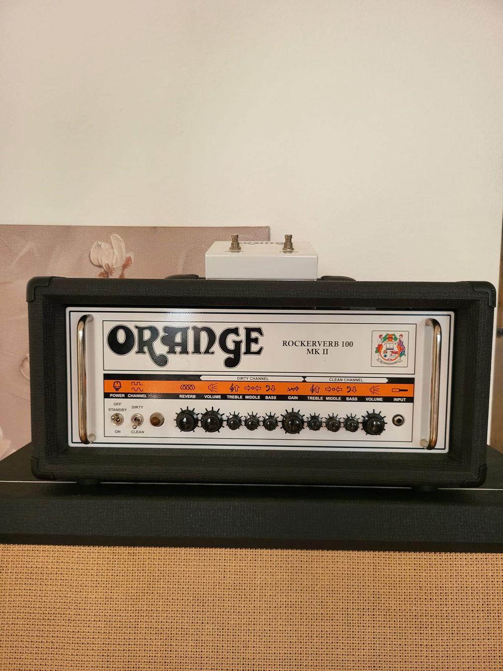 Amplificatori: Orange Rockerverb 100 MK2 Head inkl. 4x12 Cabinet – Usato da Spreitenbach venduto da sgraffito 6