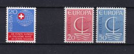 SUISSE 1966 - Cinquième Suisse + Europa **