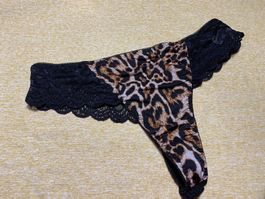 Tanga leopardata con Pizzo-tgS/M-chic e sexy