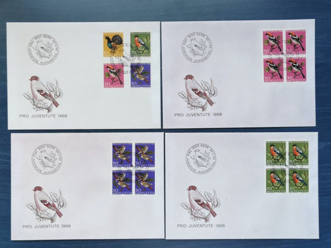 Alle Briefmarken: FDC PJ 1968 – Neu (gemäss Beschreibung) aus Aadorf von Chnorli-Furz
