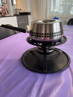 Fondue-/Fondue-Chinoise-Rechaude und Fondue-Chinoise-Pfanne