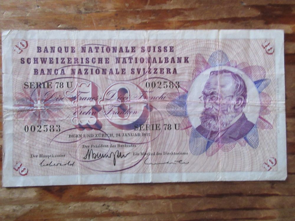 BILLET DE 10 FRANCS DE 1972 Kaufen auf Ricardo