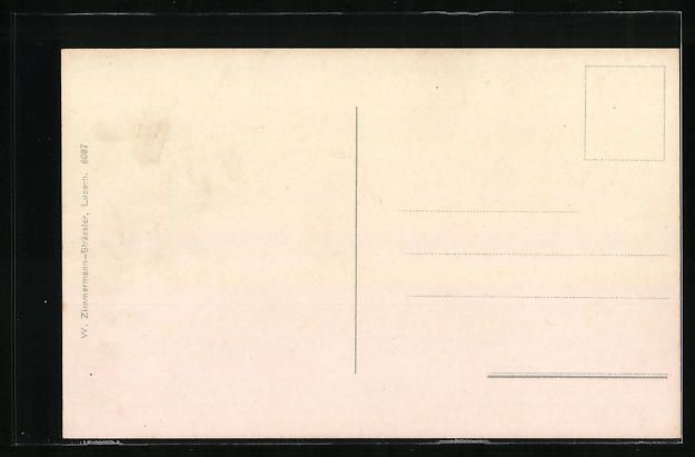 Cartoline postali: Luzern, Teilansicht mit Wasser- und Alpe – Usato da Berlin venduto da bartko-reher 1