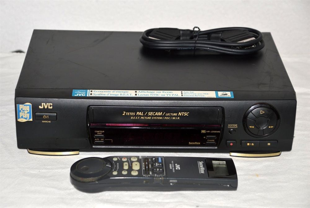 Magnétoscope JVC HR-J256MS - Testé, état D'occasion Fonctionnel