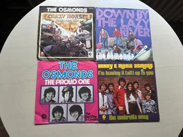 OSMONDS DONNY OSMOND MARIE tolle Single Sammlung Kult 70's