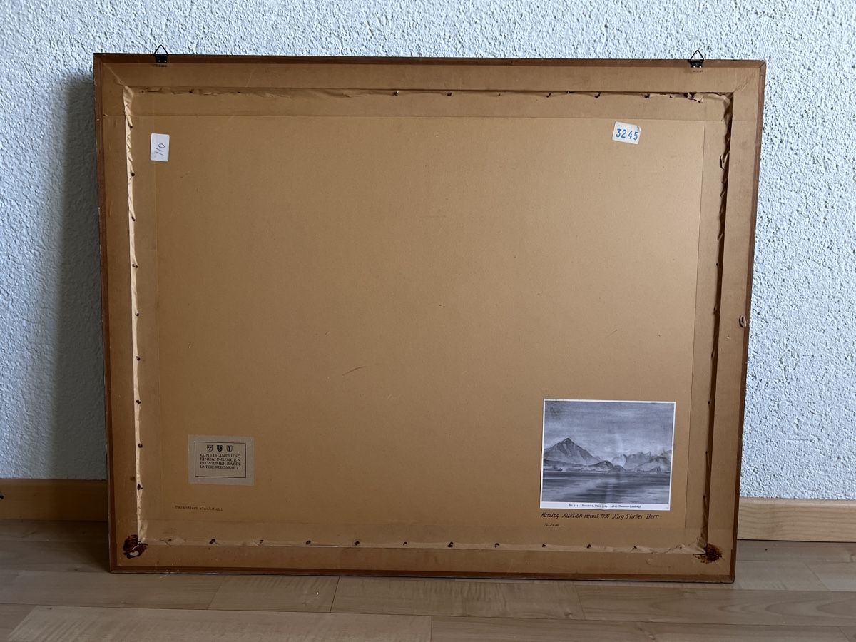Dipinti: Thunersee Landschaft Fred Stauffer Aquarell  – Usato da Neuenegg venduto da Magosaurus 4