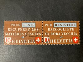 Altstoffverwertung, Kat.Z33 e, gestempelt, KP 100.--