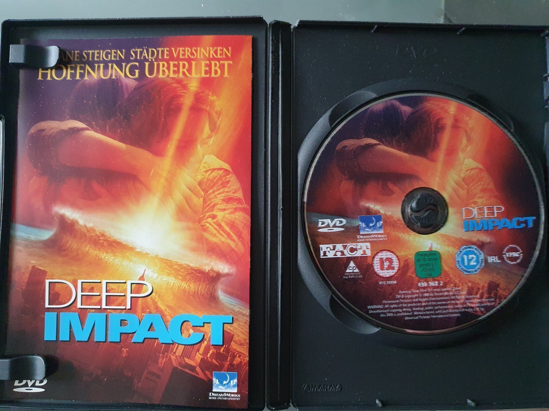 Tutti i DVDs: DVD - Deep Impact (Morgan Freeman) – Usato da Zumholz venduto da Paedin 2