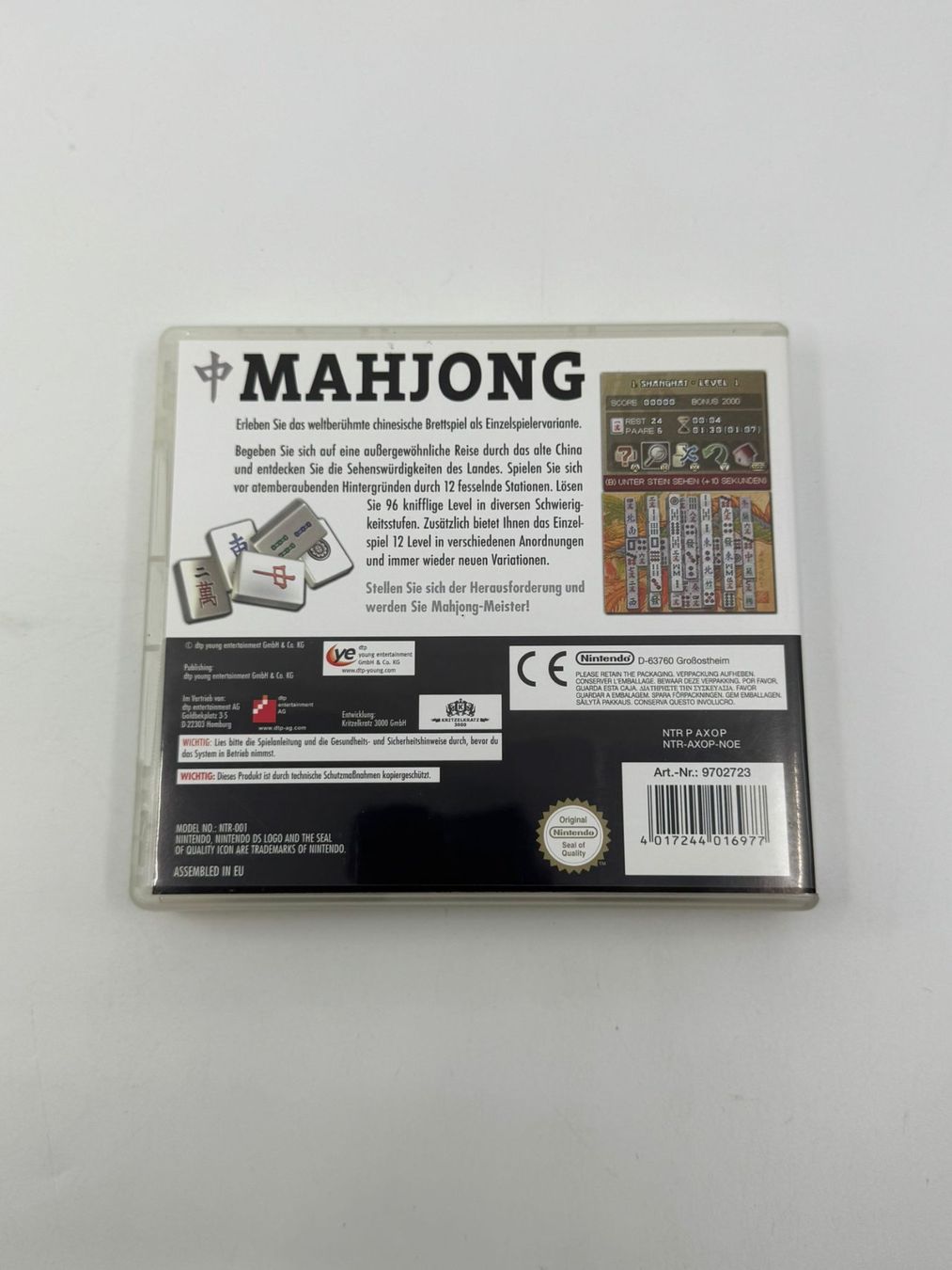 Giochi: Mahjong (Nintendo DS) – Usato da Herisau venduto da Seyashop1 2
