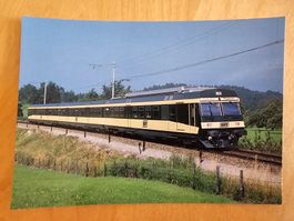 Postkarte Bodensee Toggenburg Bahn BT Triebzug RABDe 4/12 71