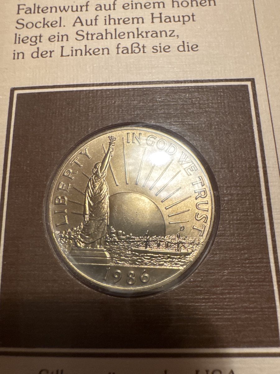 Tutti le monete: USA Freiheitsstatue 1986, Half Dollar, Top! – Usato da Schlatt ZH venduto da Cheyenne69 1