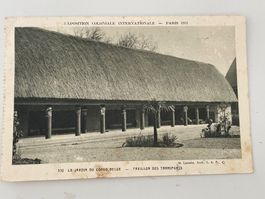 Alte Ansichtskarte: Jardin du Congo Belge, Paris 1931