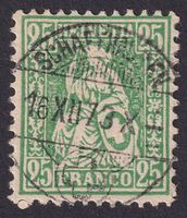 Nr. 40 mit Vollstempel SCHAFFHAUSEN SH