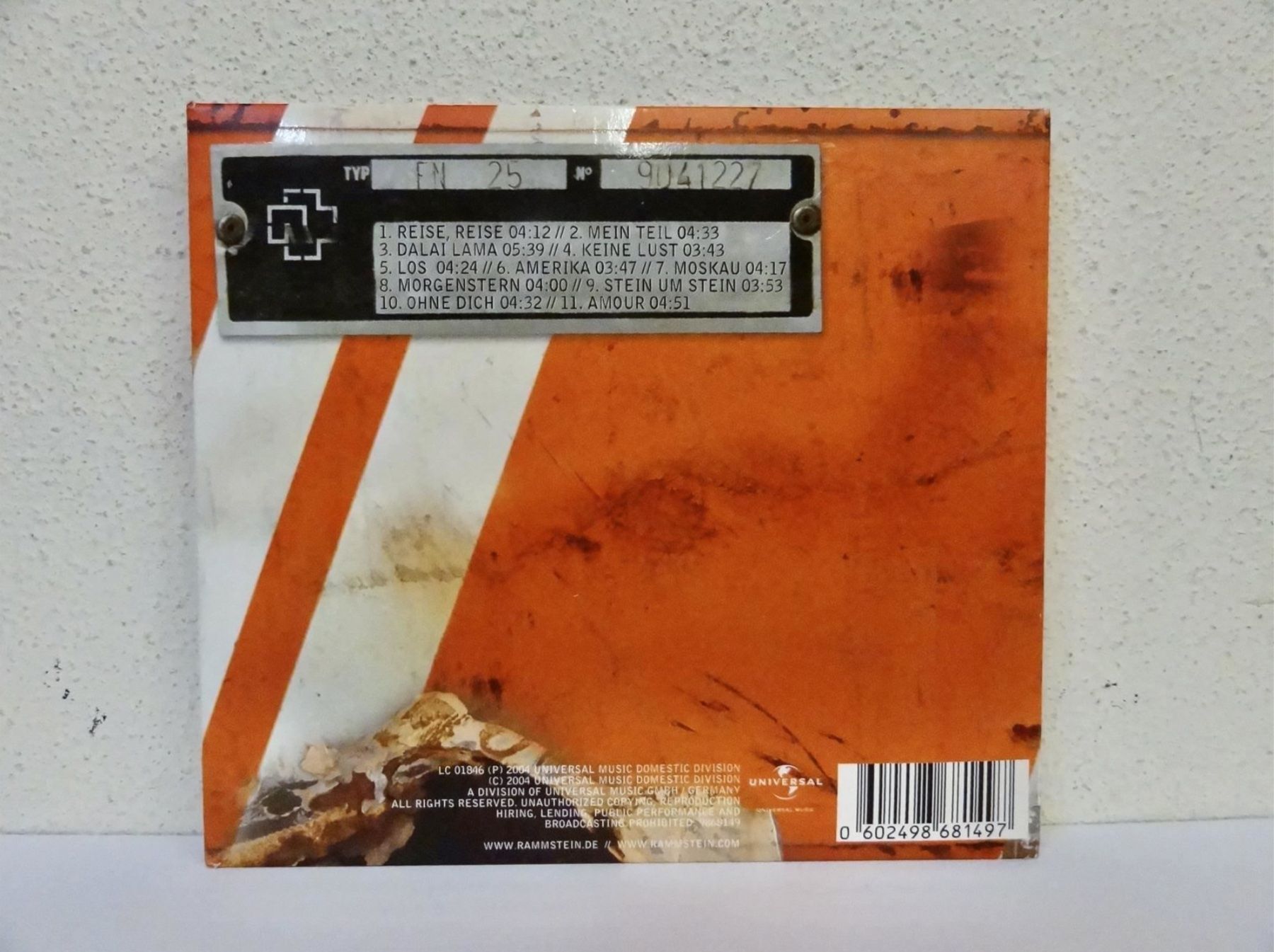 CDs: CD RAMMSTEIN / REISE, REISE – Neu (gemäss Beschreibung) aus Kerzers von djstarsky73 1