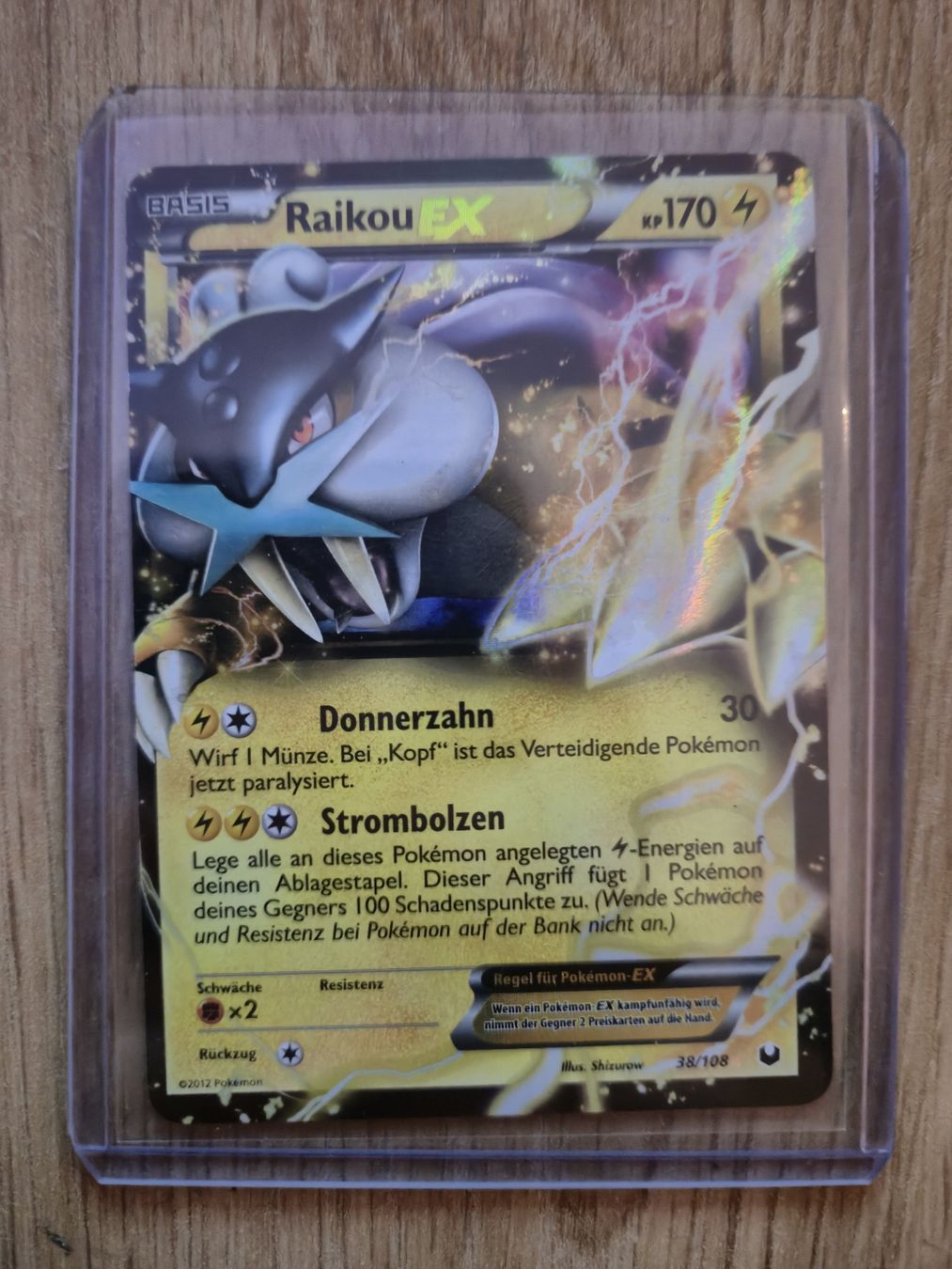 Pokémon Cartes à collectionner: Pokemon Raikou EX 2012 – D'occasion à Au SG par Redlinestore