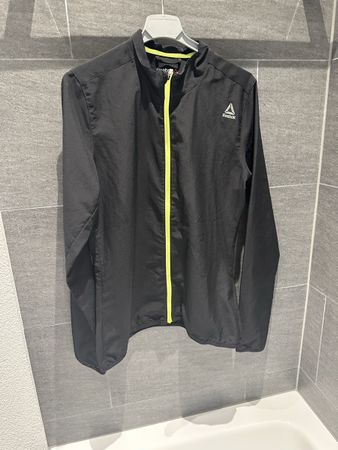 Reebok Laufjacke Schwarz Gelb Gr. M - Top Zustand!