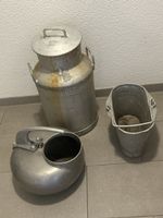 Nestlé Lot de 3 contenants laitiers aluminium vintage NESTLE