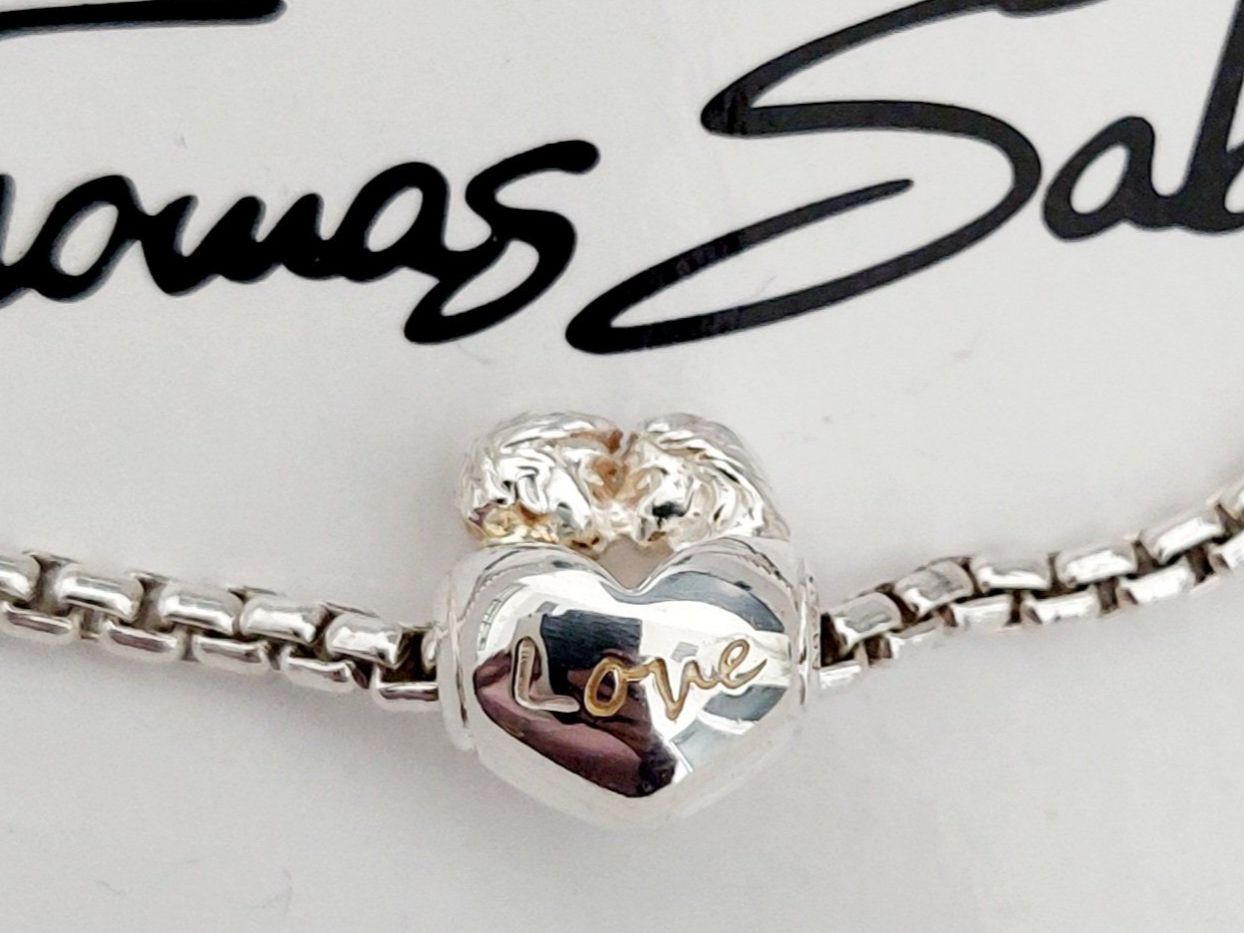 Thomas Sabo Ciondoli: Neu Thomas Sabo Bead love Silber 925 – Nuovo (secondo la descrizione) da Madetswil venduto da triforuz 1