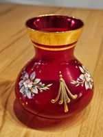 Vase, Glasvase rot