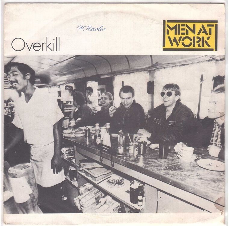 Vinyles: Men at Work  --  Overkill  Single7 – D'occasion à Oberwil (Dägerlen) par asteng