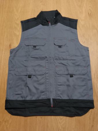 Arbeitsweste Herren grau S NEU