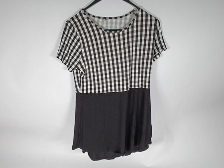 Tunique blanc et noir pour femme