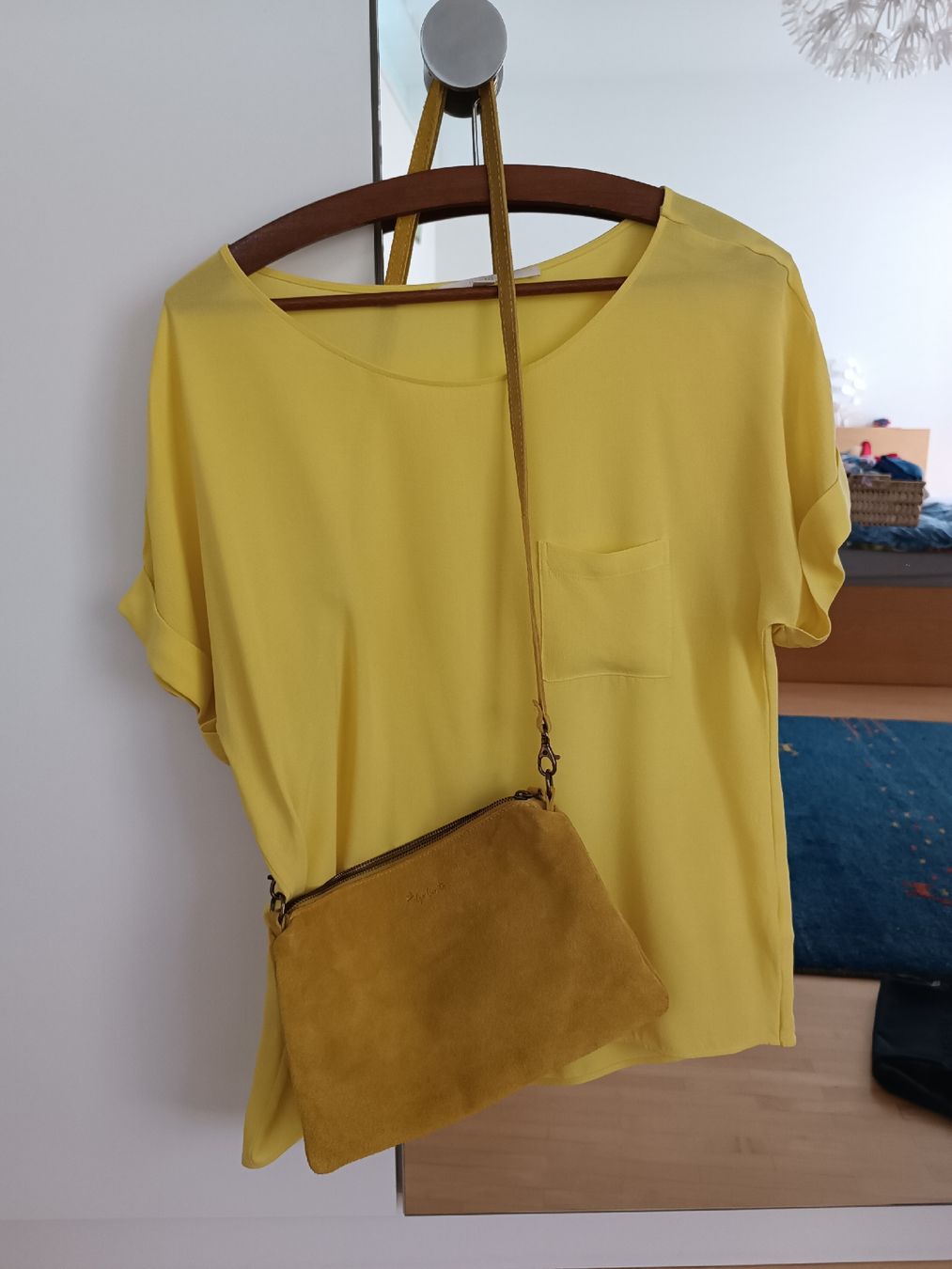 Borse: Ledertasche gelb – Nuovo (secondo la descrizione) da Basel venduto da kau_d97h 4