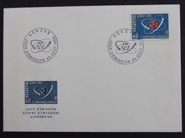 1958 - CH - Znr. 338 / Einzelwert - FDC - ES - 25.08.1958