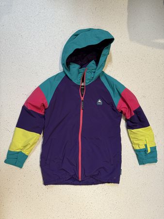 Burton Winterjacke, Gr. L (152/158), Lila/Pink/Türkis